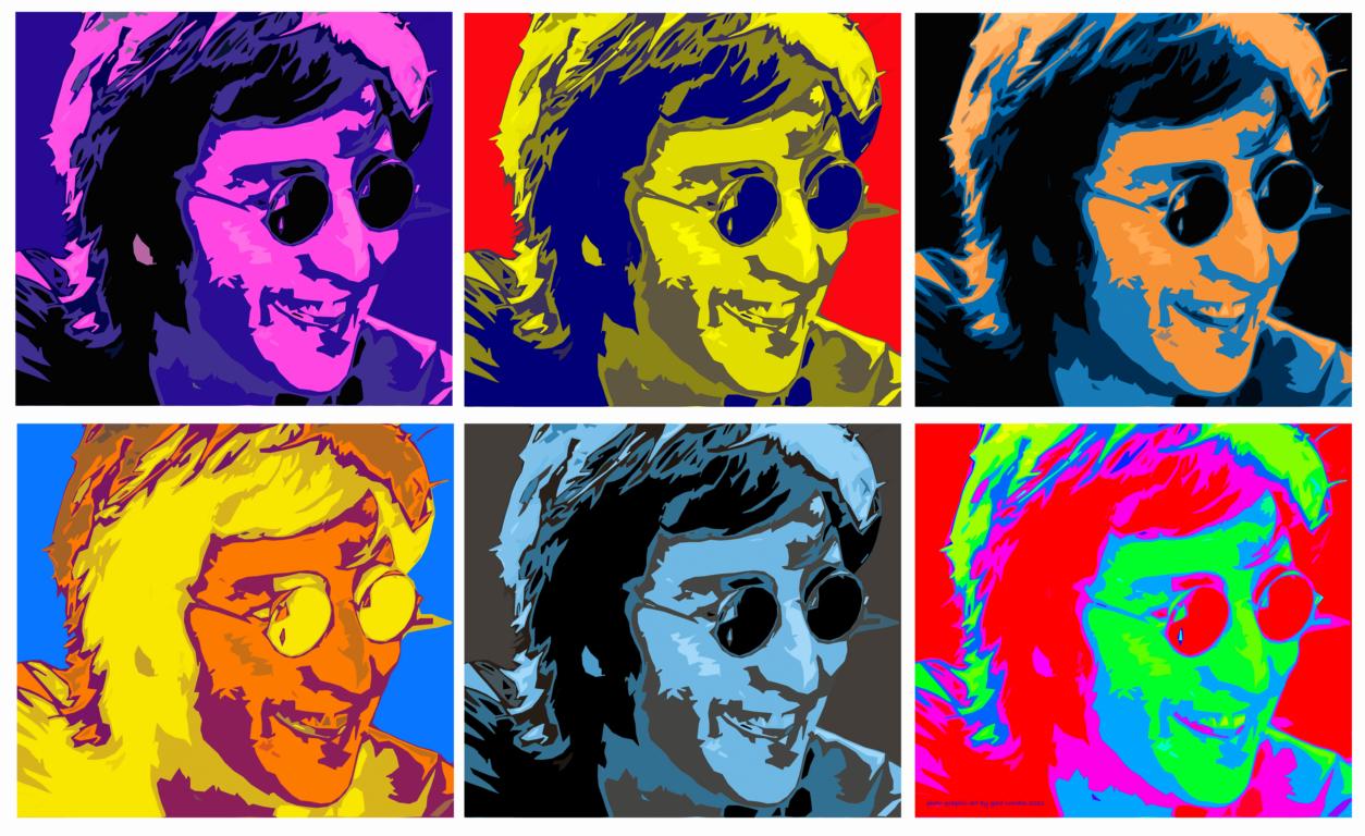 John Lennon Bühnenbild LaD (Gestaltung: Gerd Coordes)