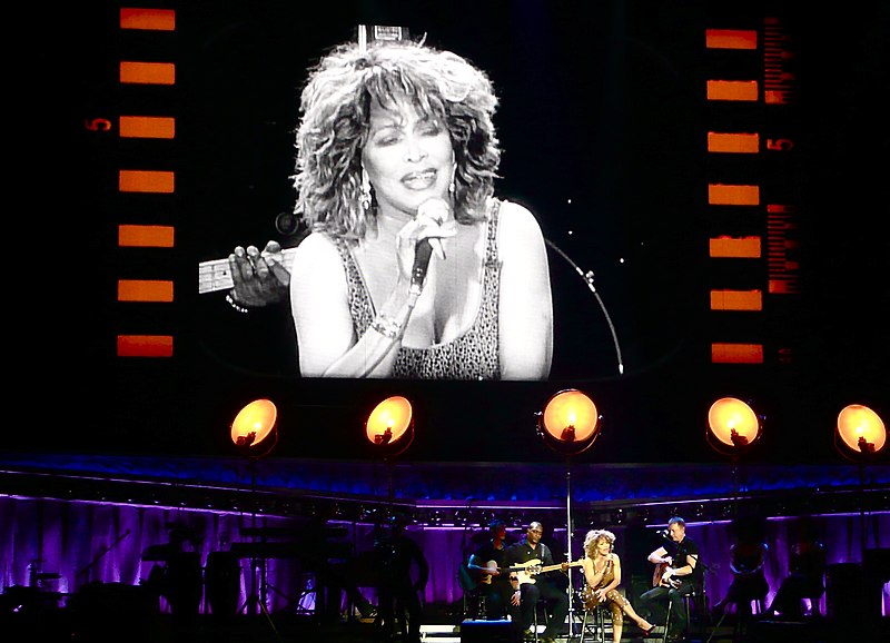 Tina Turner in concert (Foto: Wolfiewolf, CC BY 2.0 , via Wikimedia Commons)
